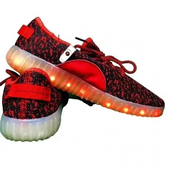 Women's LED light up footwear - LED Sneakers - Tennis Shoes Size 8 - Picture 1 of 16
